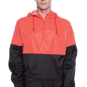 BEIMAR TWO-TONE REFLECTIVE ANORAK LIGHTWEIGHT JACKET WITH FRONT ZIPPER POUCH NEW
